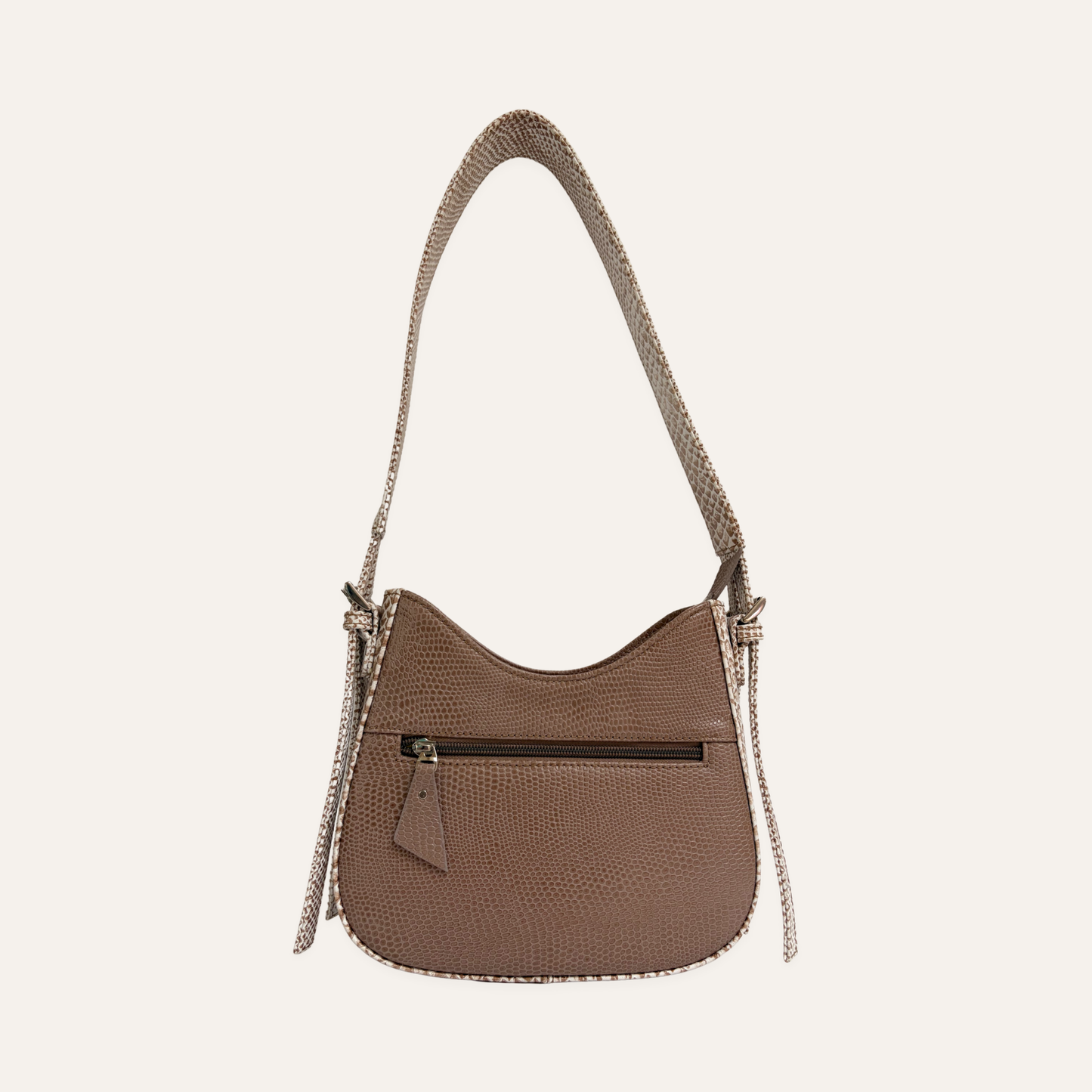 Bolso media luna mediano mocca