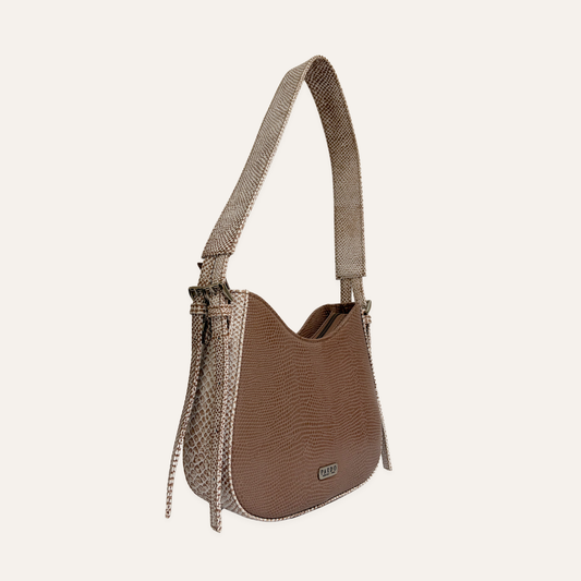 Bolso media luna mediano mocca