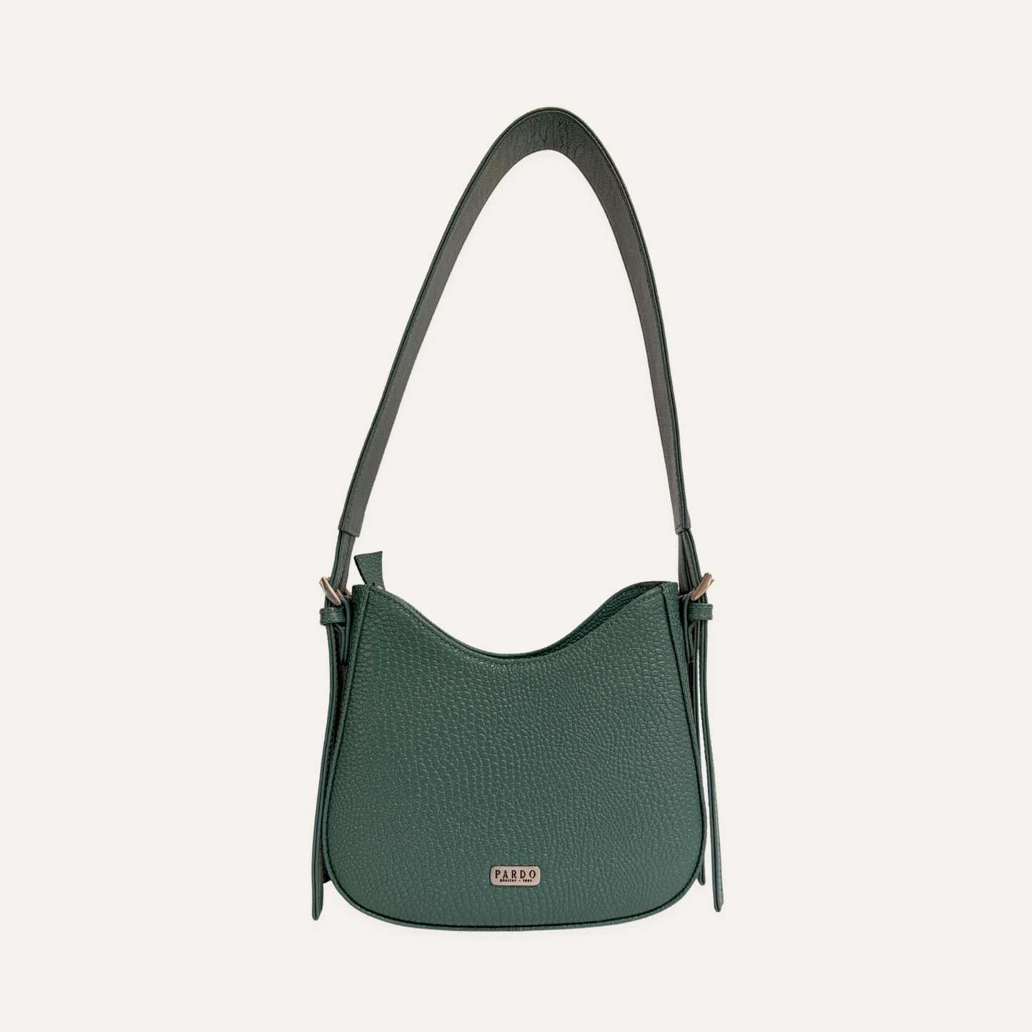 Bolso media luna mediano verde