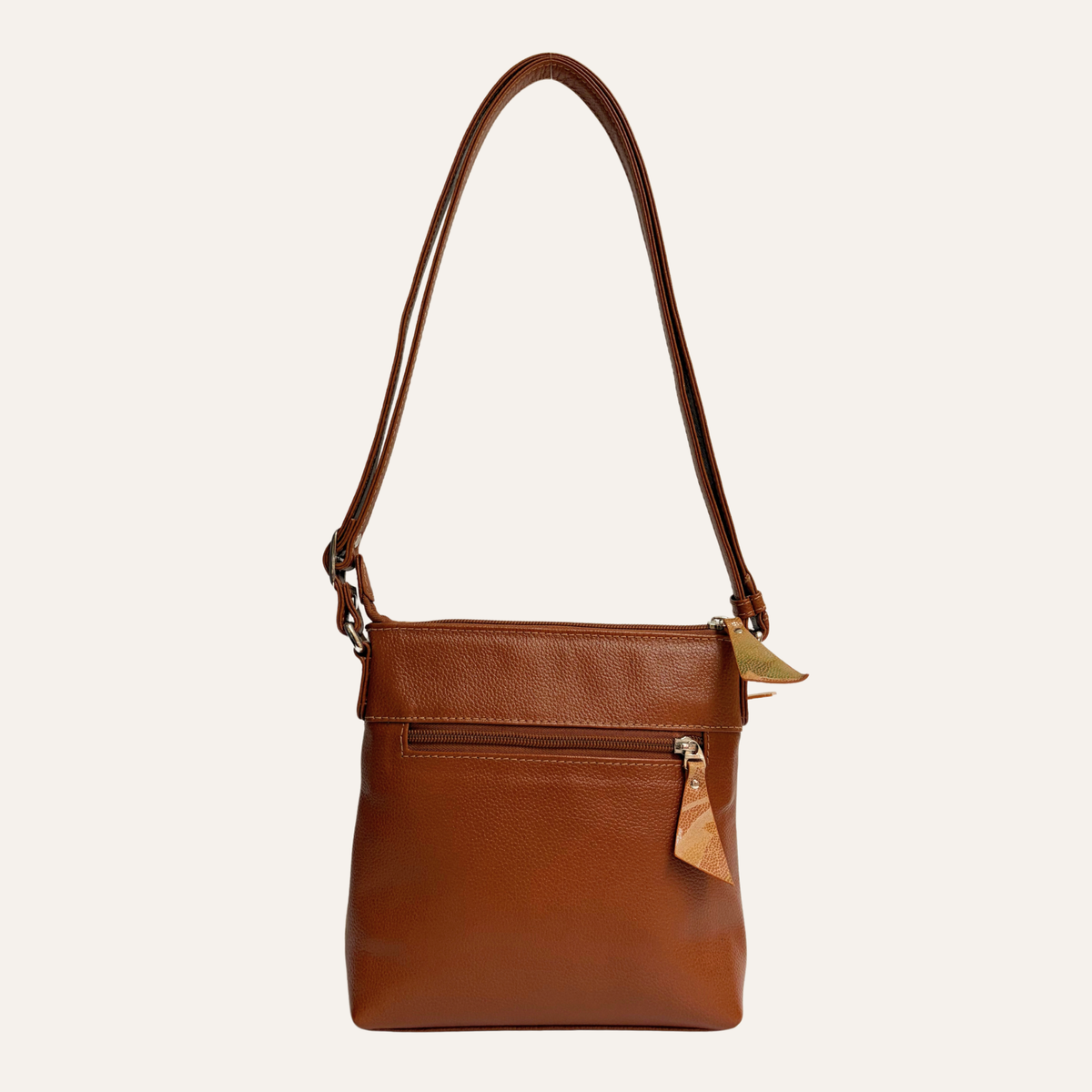 Manos libres con bolsillo frontal en miel en flores