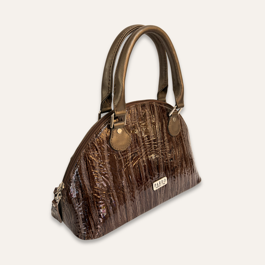 Cartera media luna cafe