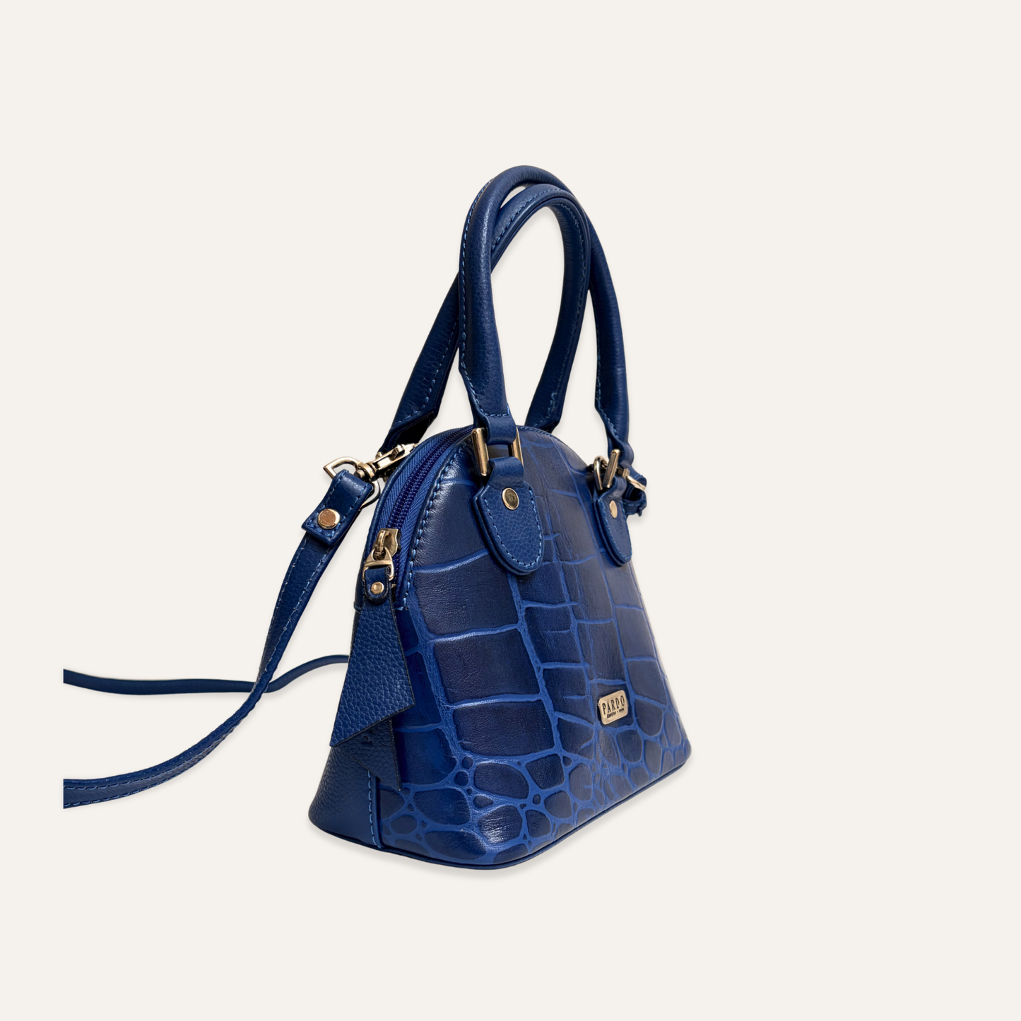 Mini cartera domo azul