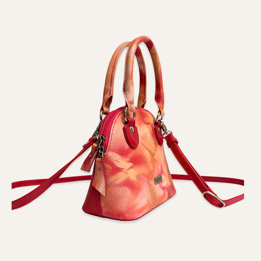 Mini cartera domo salmon marmolado