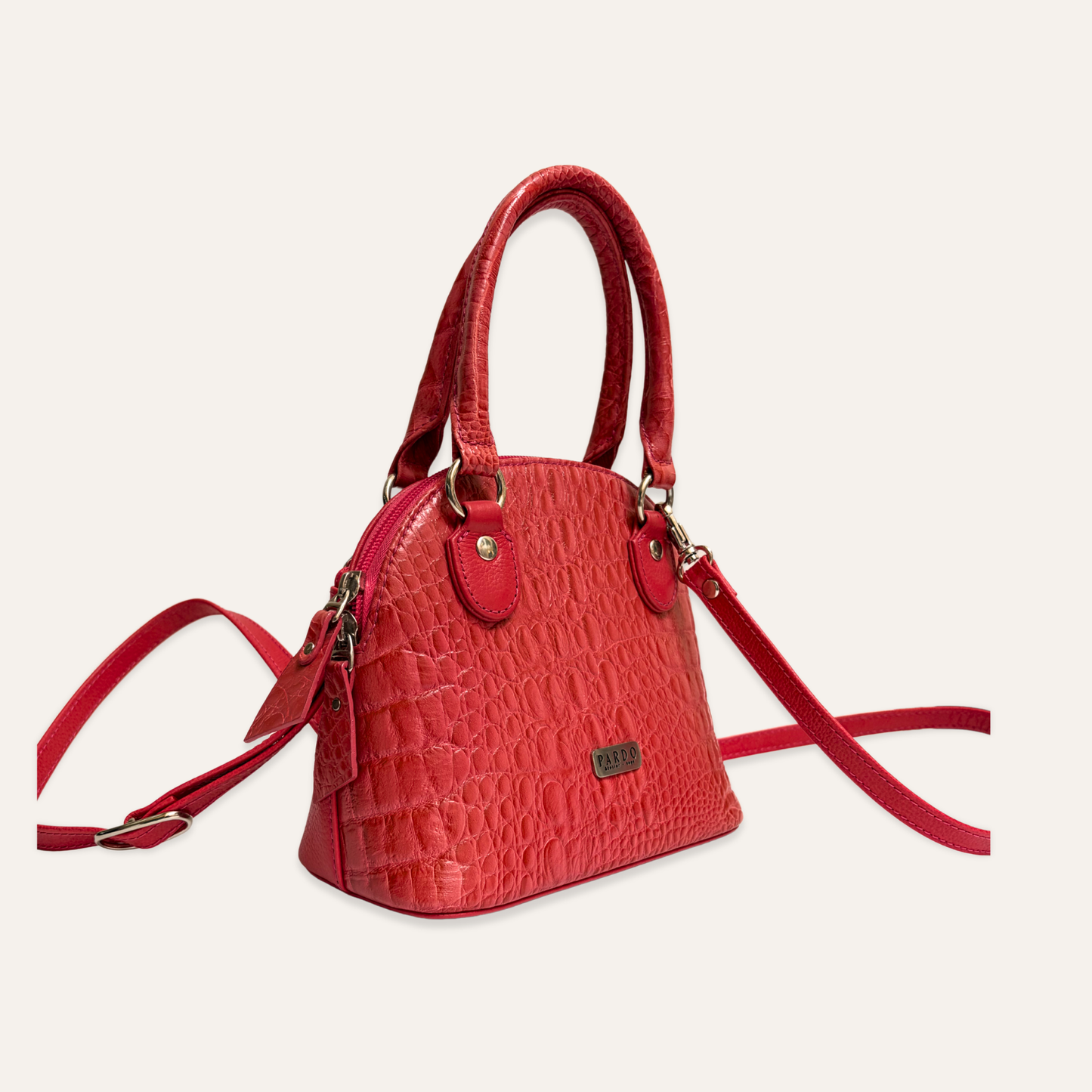 Mini cartera domo fucsia