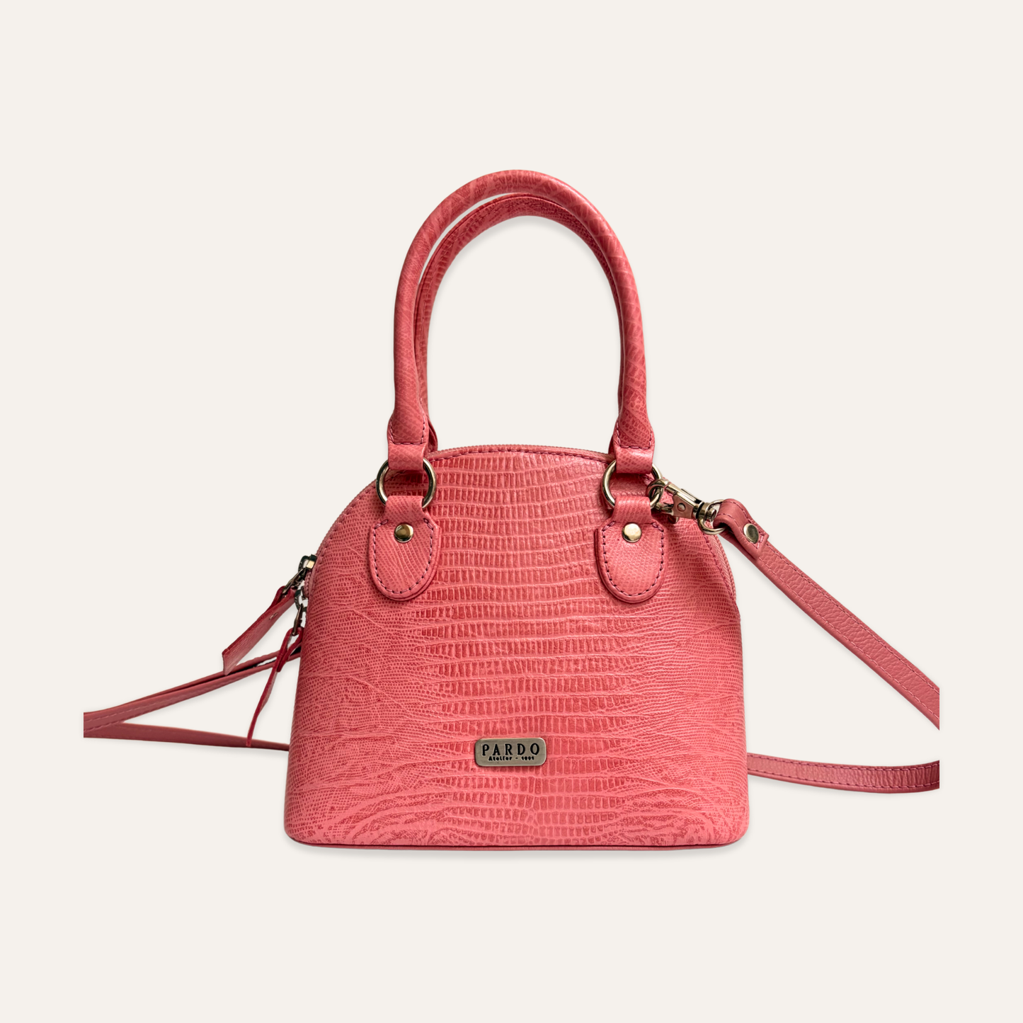 Mini cartera domo rosa