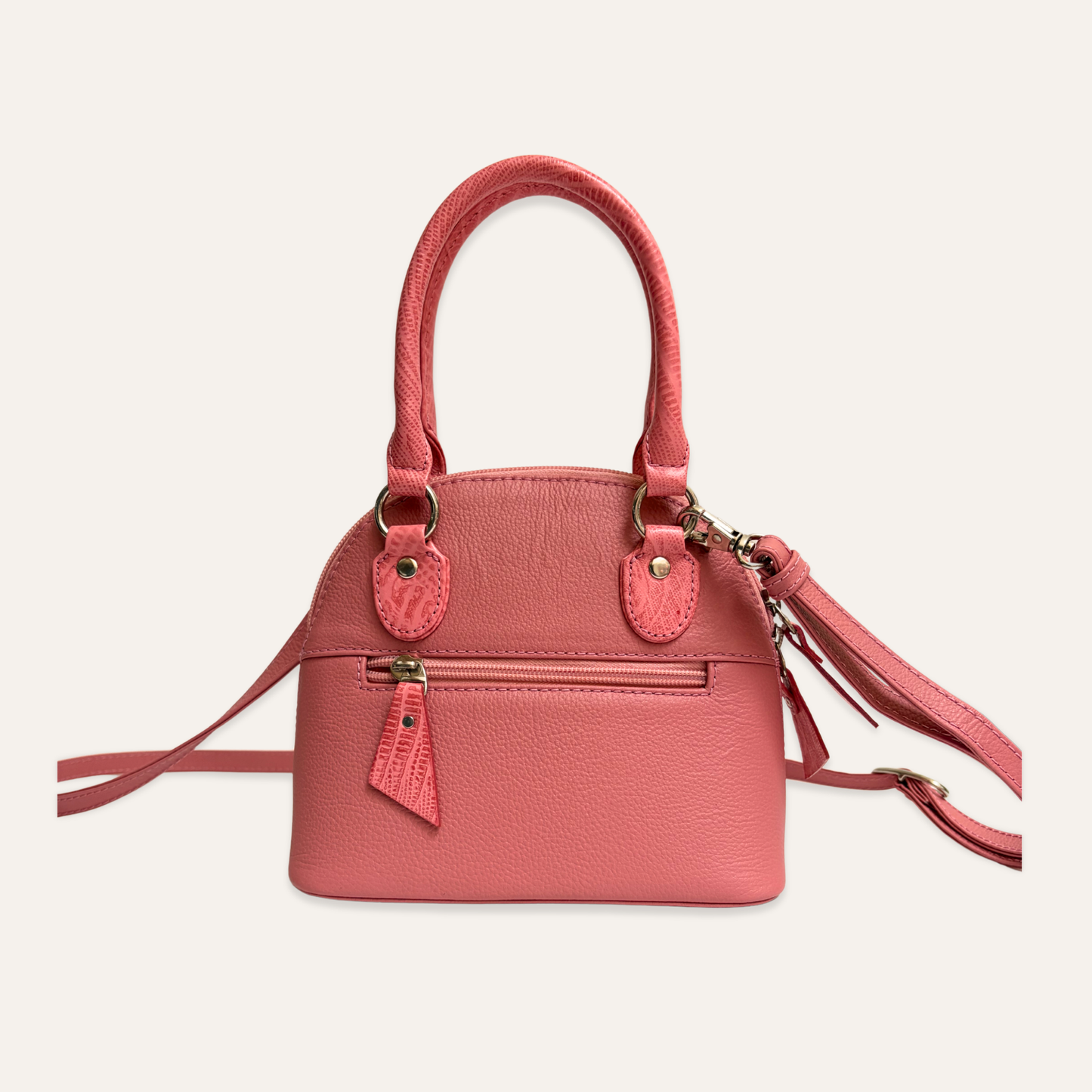 Mini cartera domo rosa