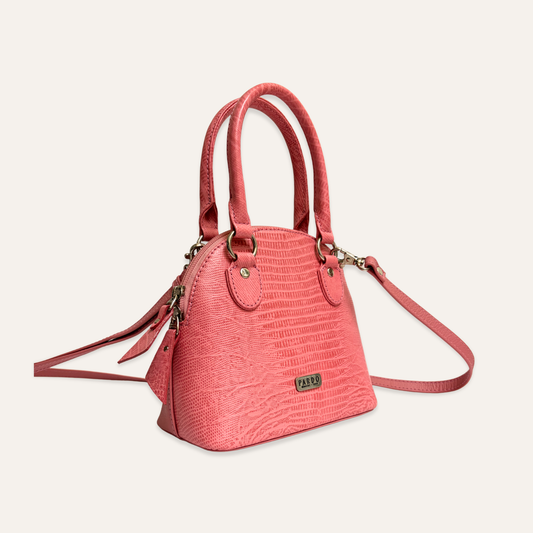 Mini cartera domo rosa