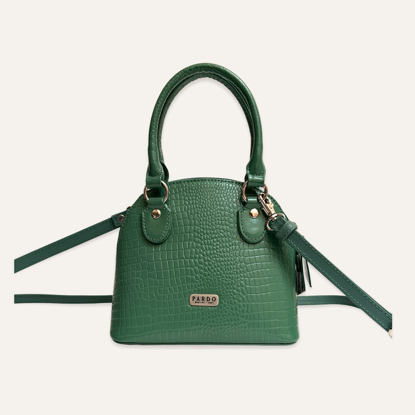 Mini cartera domo verde