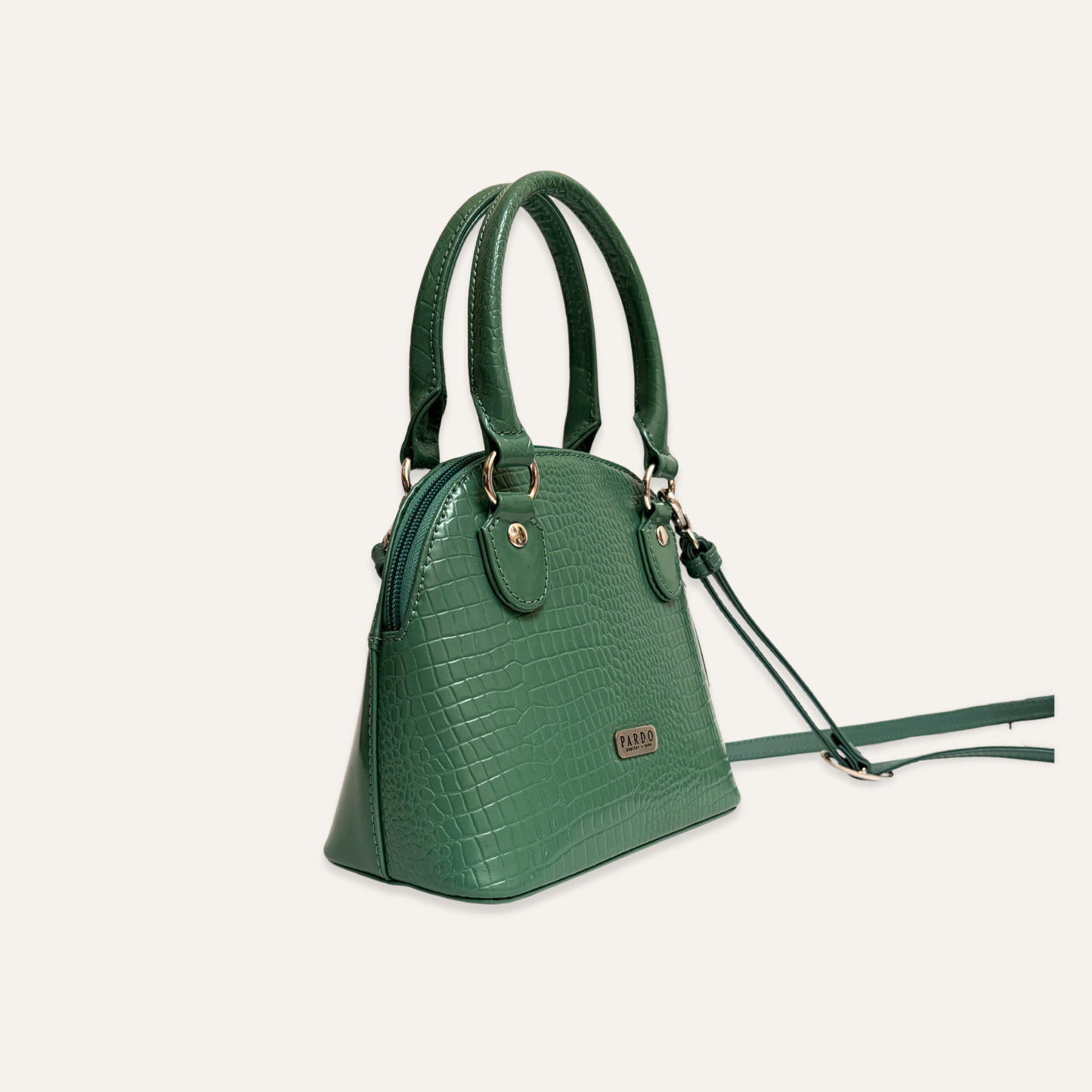 Mini cartera domo verde