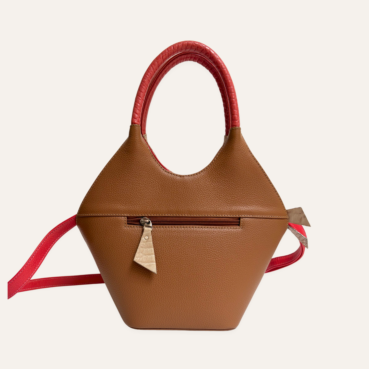 Mini canasta beige