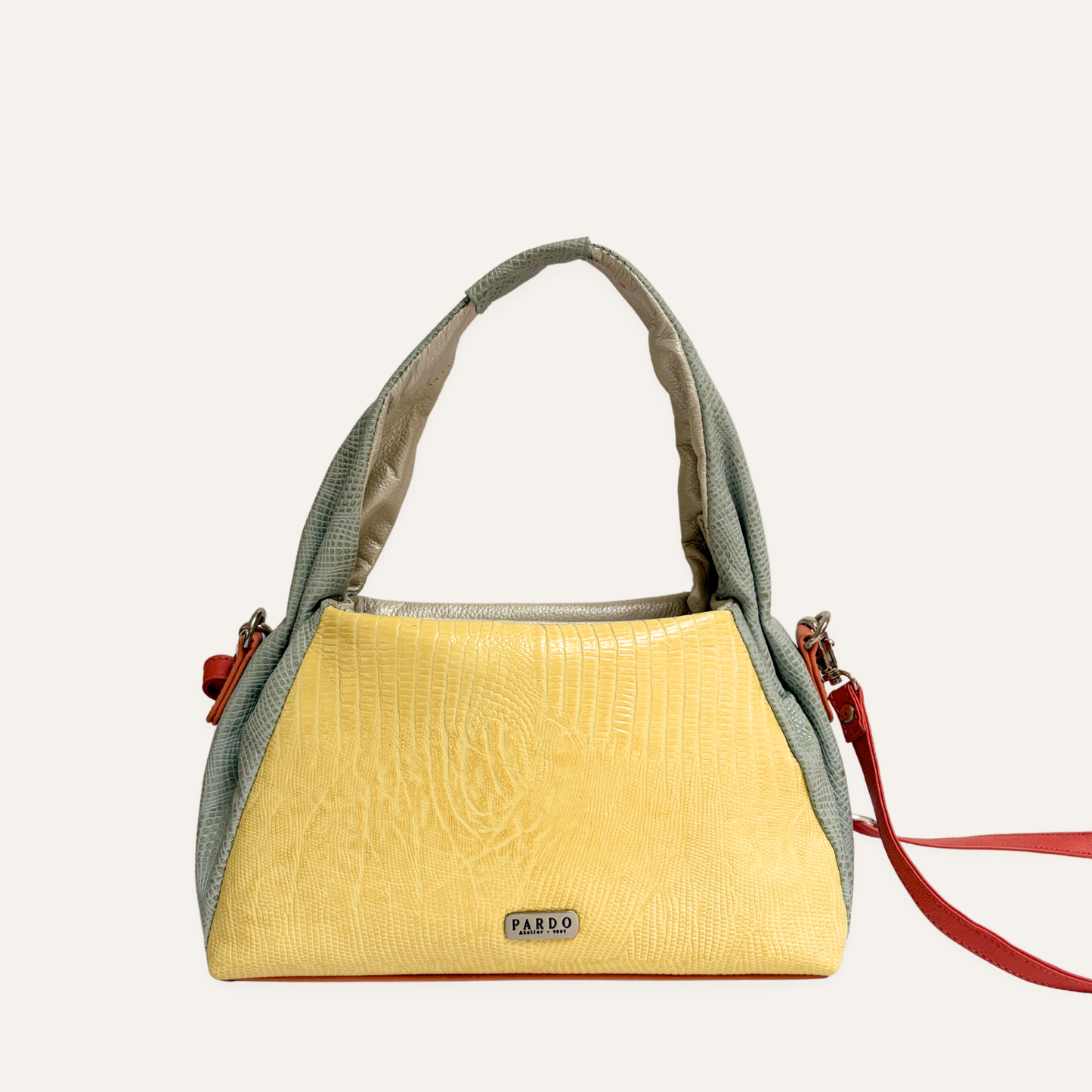 Mini boho asas fruncidas amarillo