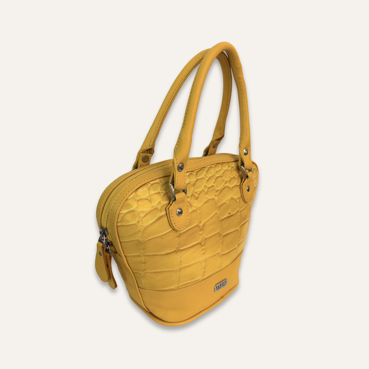 Cartera suave mini amarilla
