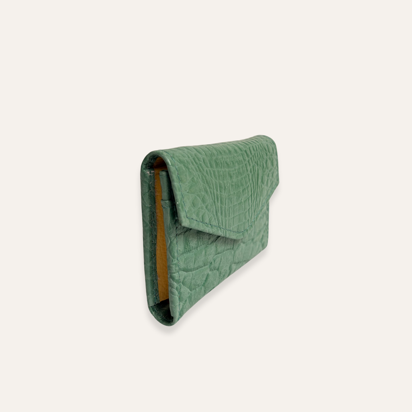 Monedero y mini billetera verde menta