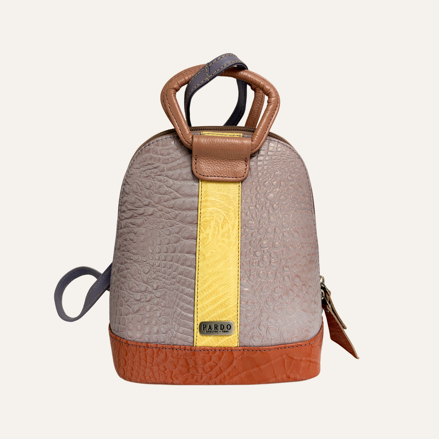 Mini morral franja lila