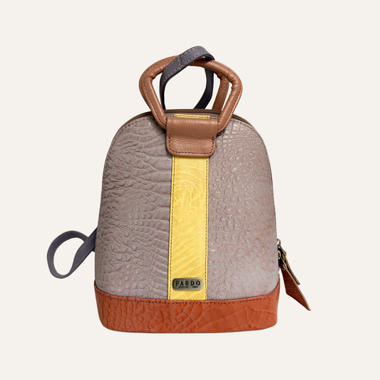 Mini morral franja lila