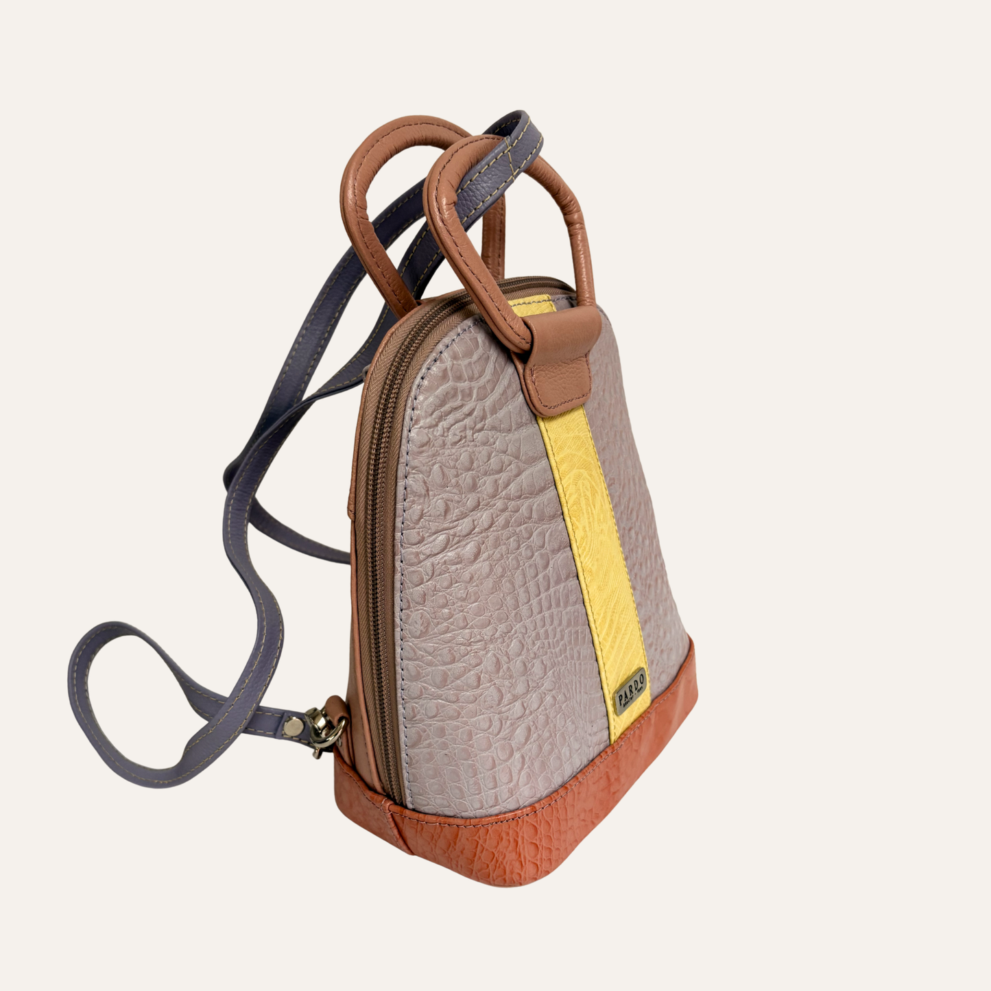 Mini morral franja lila