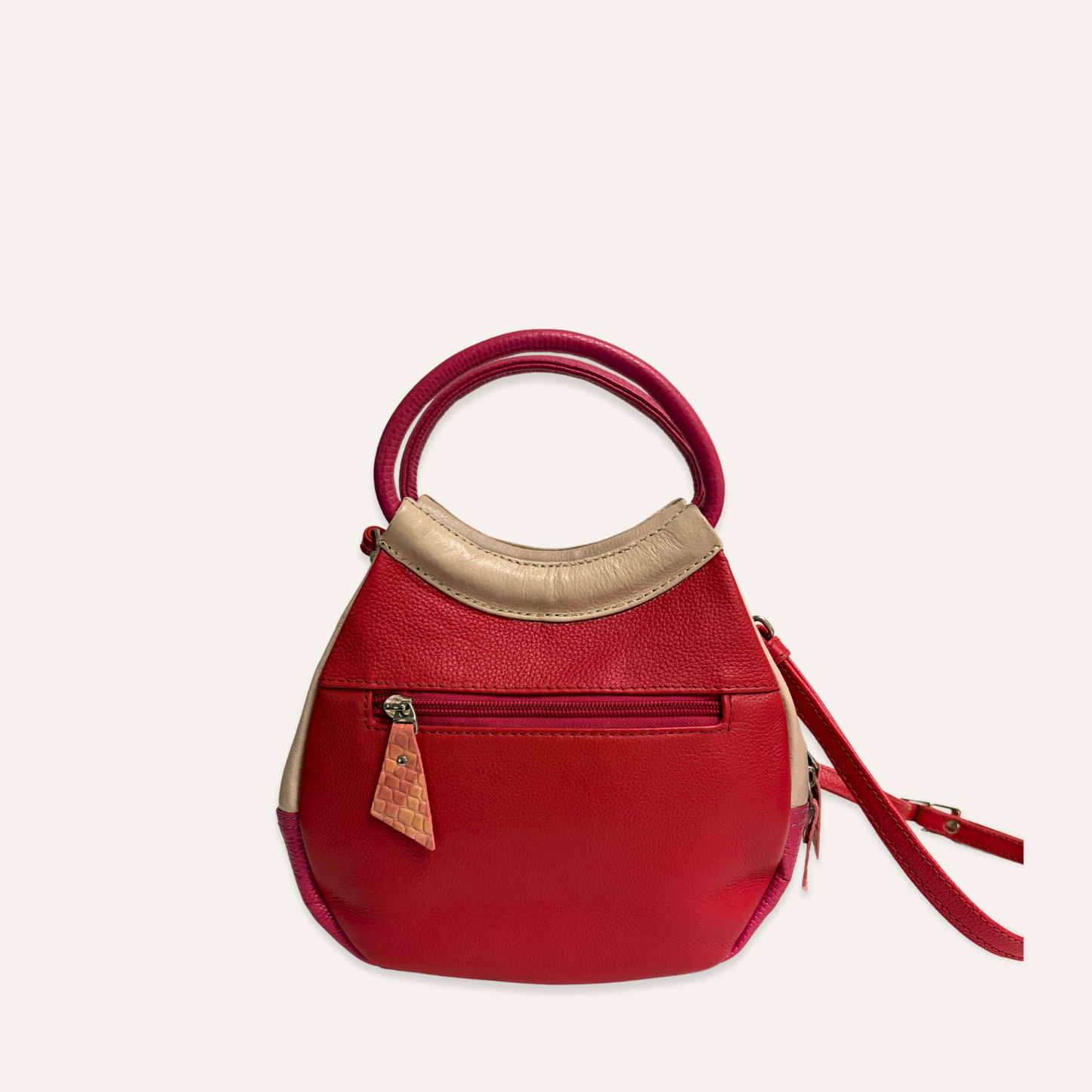 Bolso mini capullo salmon marmolado