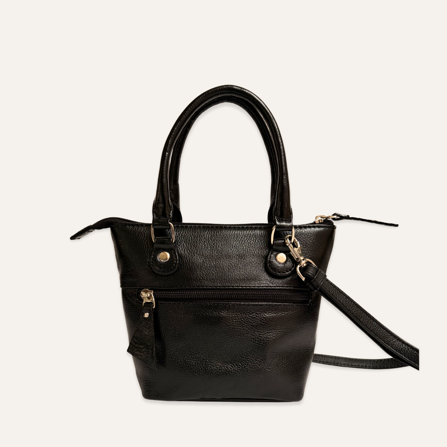Bolso mini cubo negro