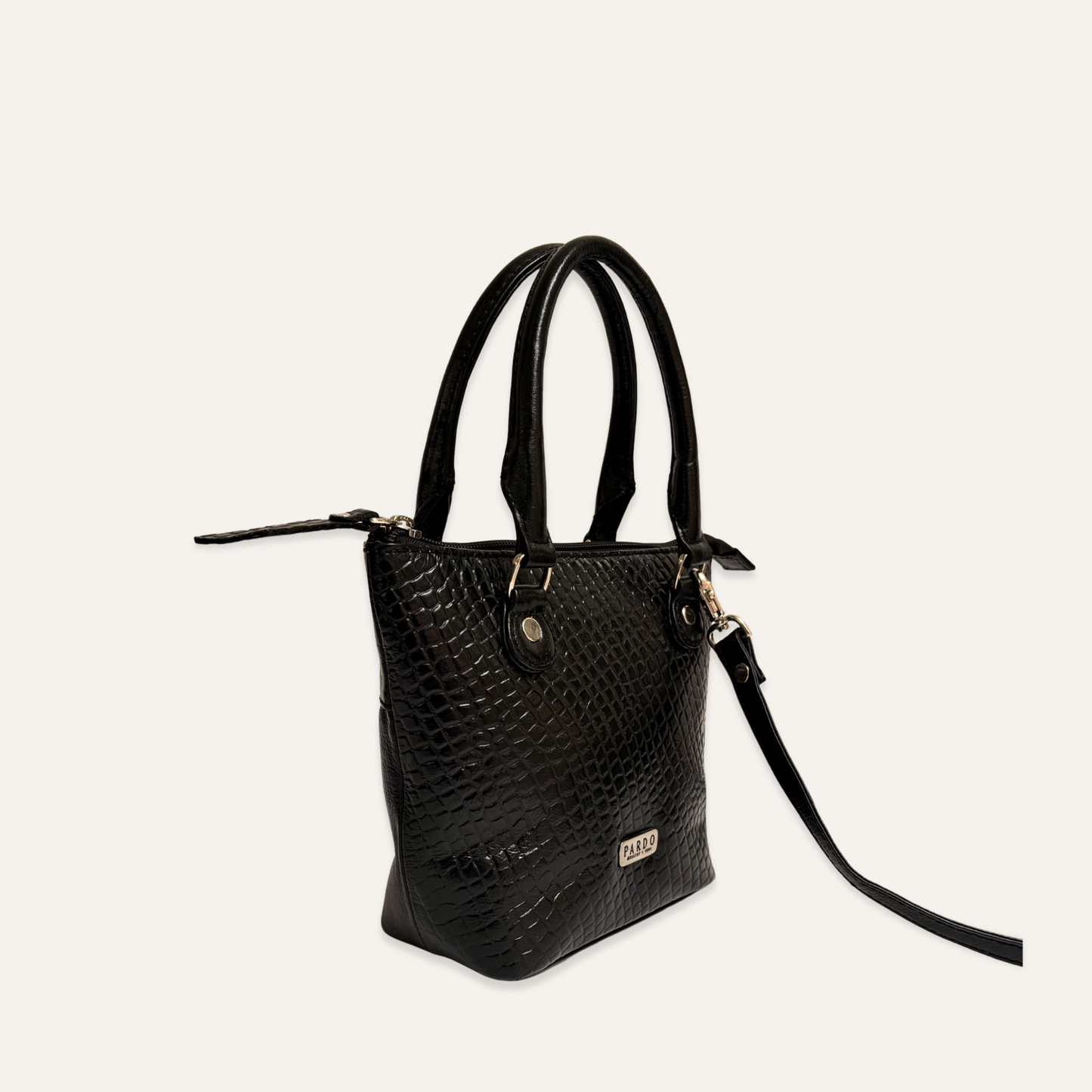 Bolso mini cubo negro