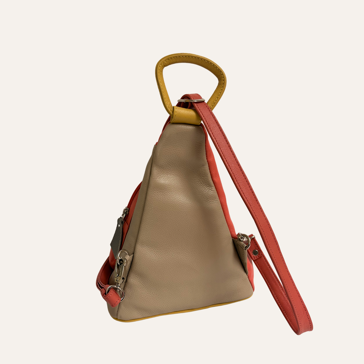 Pechera morral taupe combinado