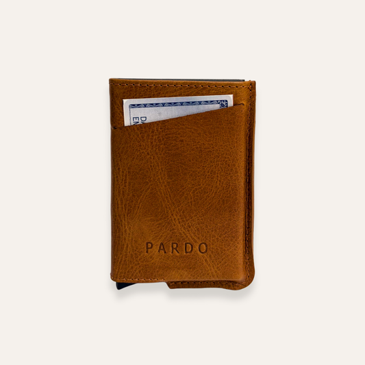 Tajetero clip sencillo para hombre miel