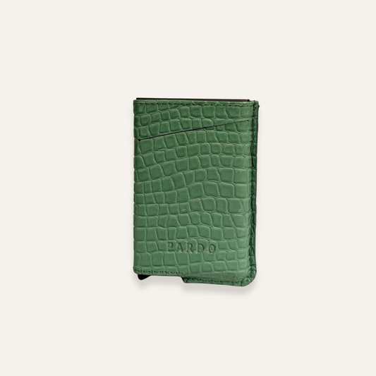 Tajetero clip sencillo verde menta