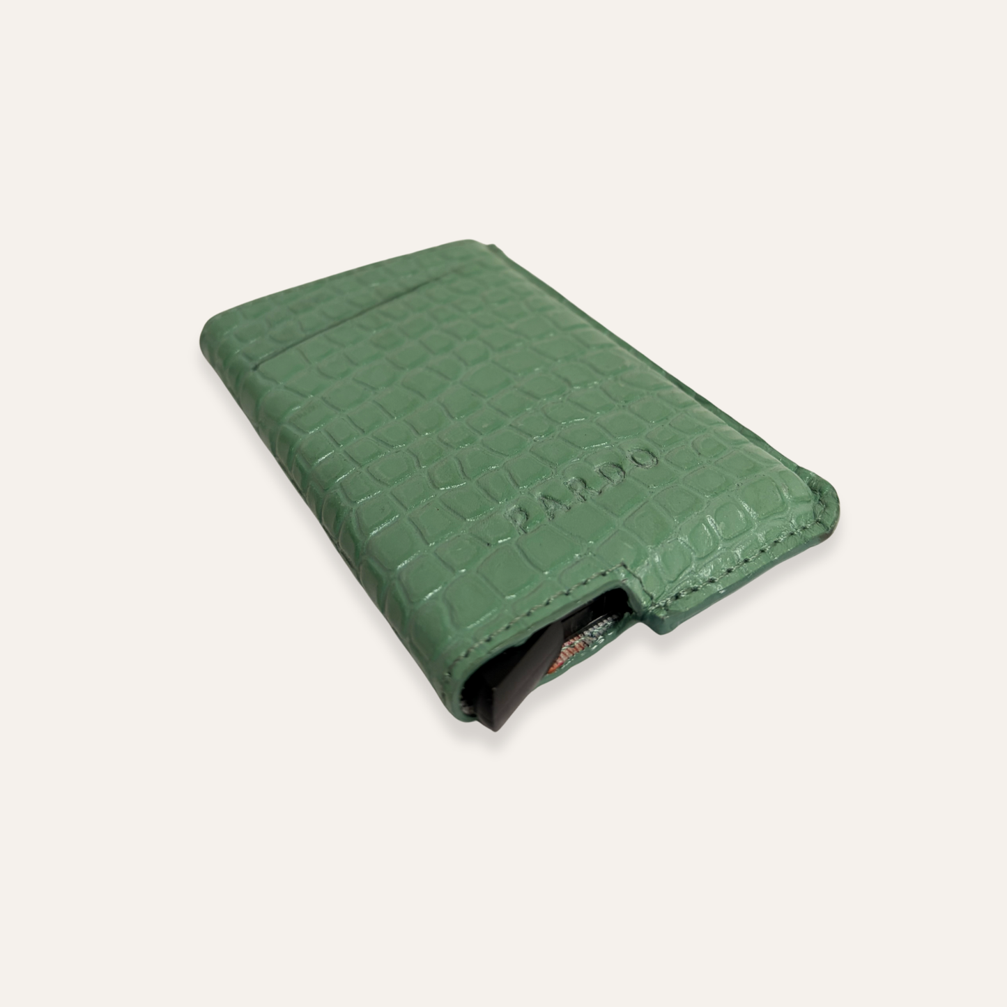 Tajetero clip sencillo verde menta