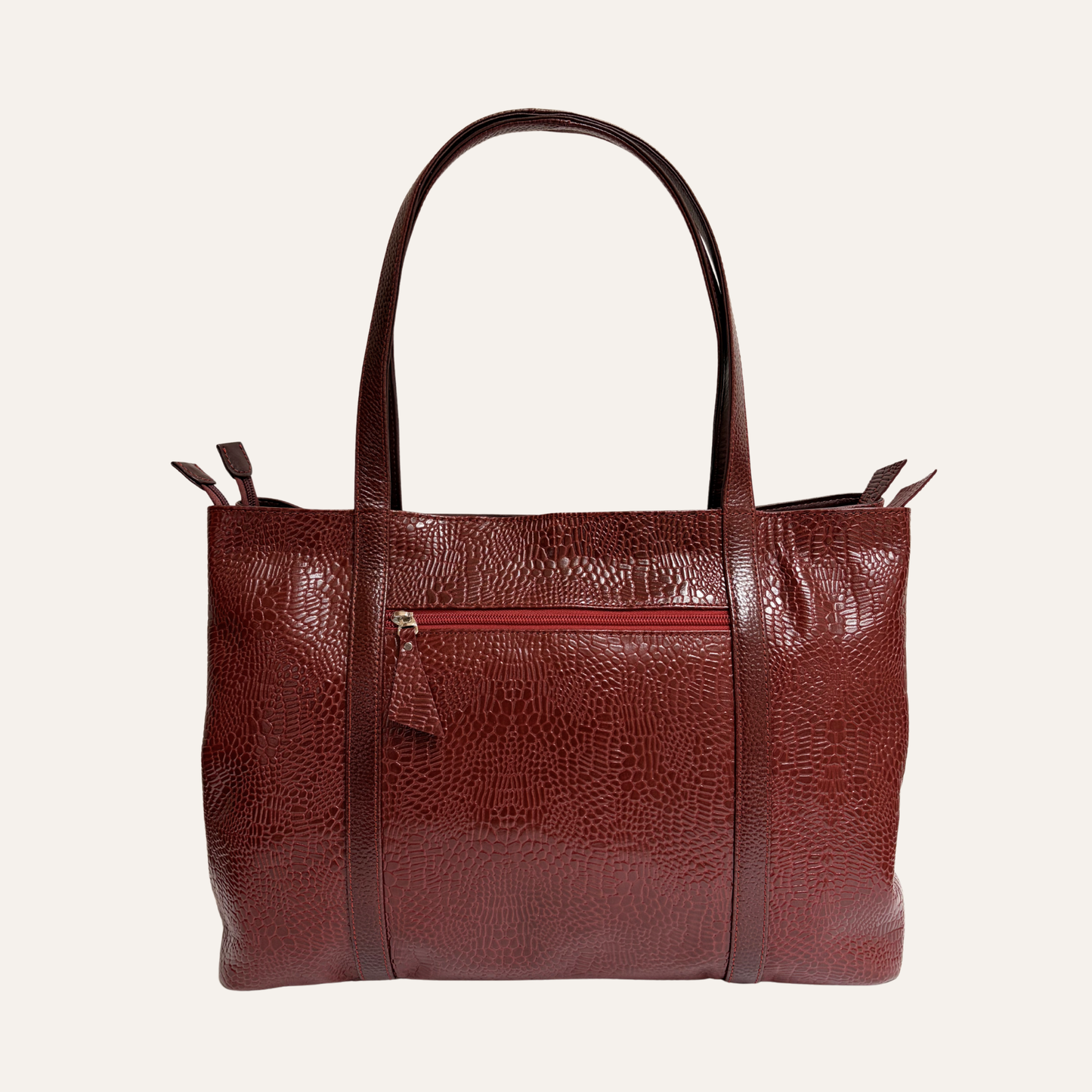 Tote grande rojo sangre toro