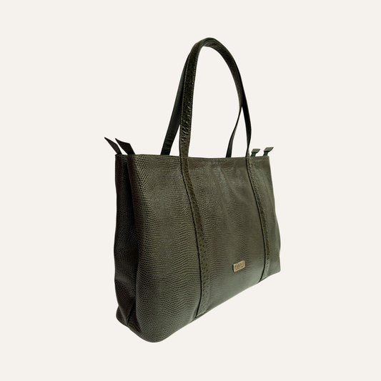 Tote grande verde
