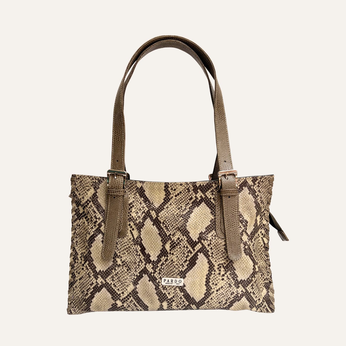 Tote detalle tejido print