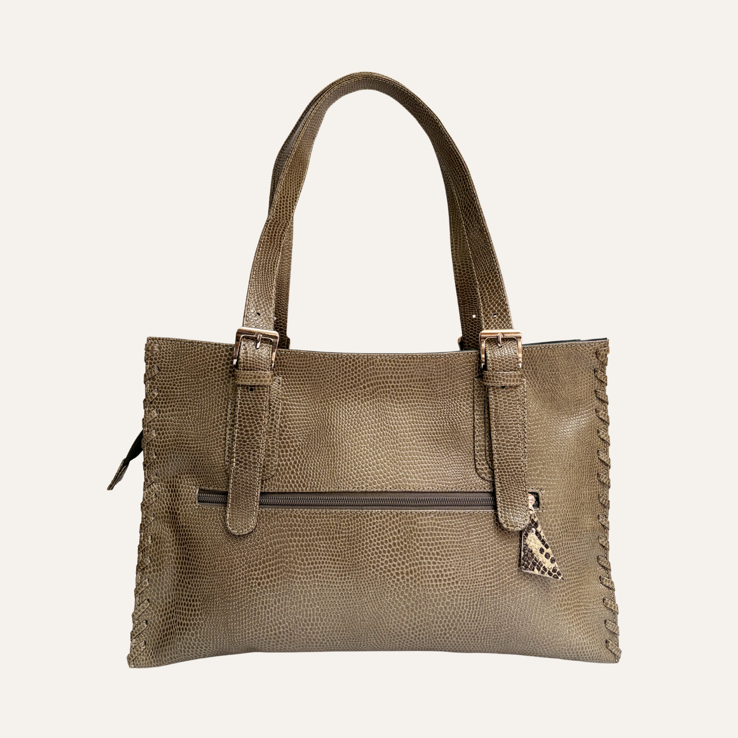 Tote detalle tejido print