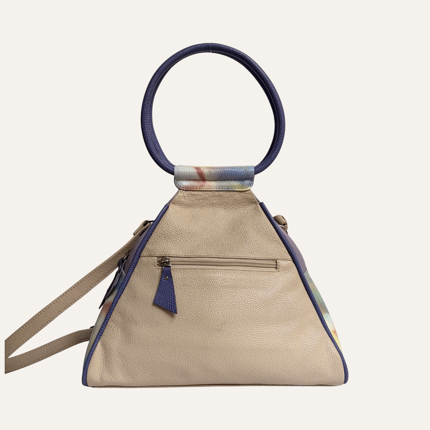 Bolso Vertice lila marmolado