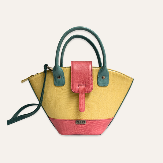 Cartera mariposa amarilla