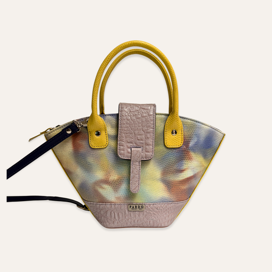 Cartera mariposa lila marmolada