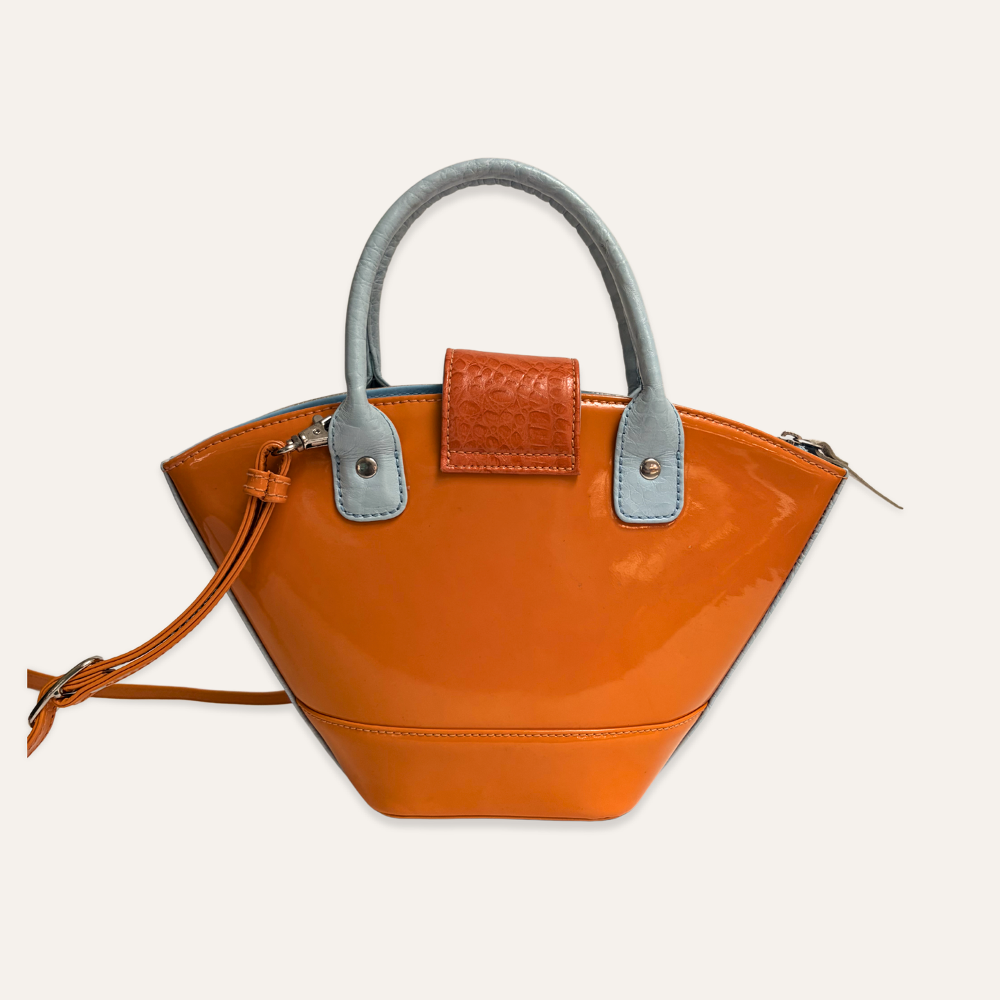 Cartera mariposa naranja marmolada