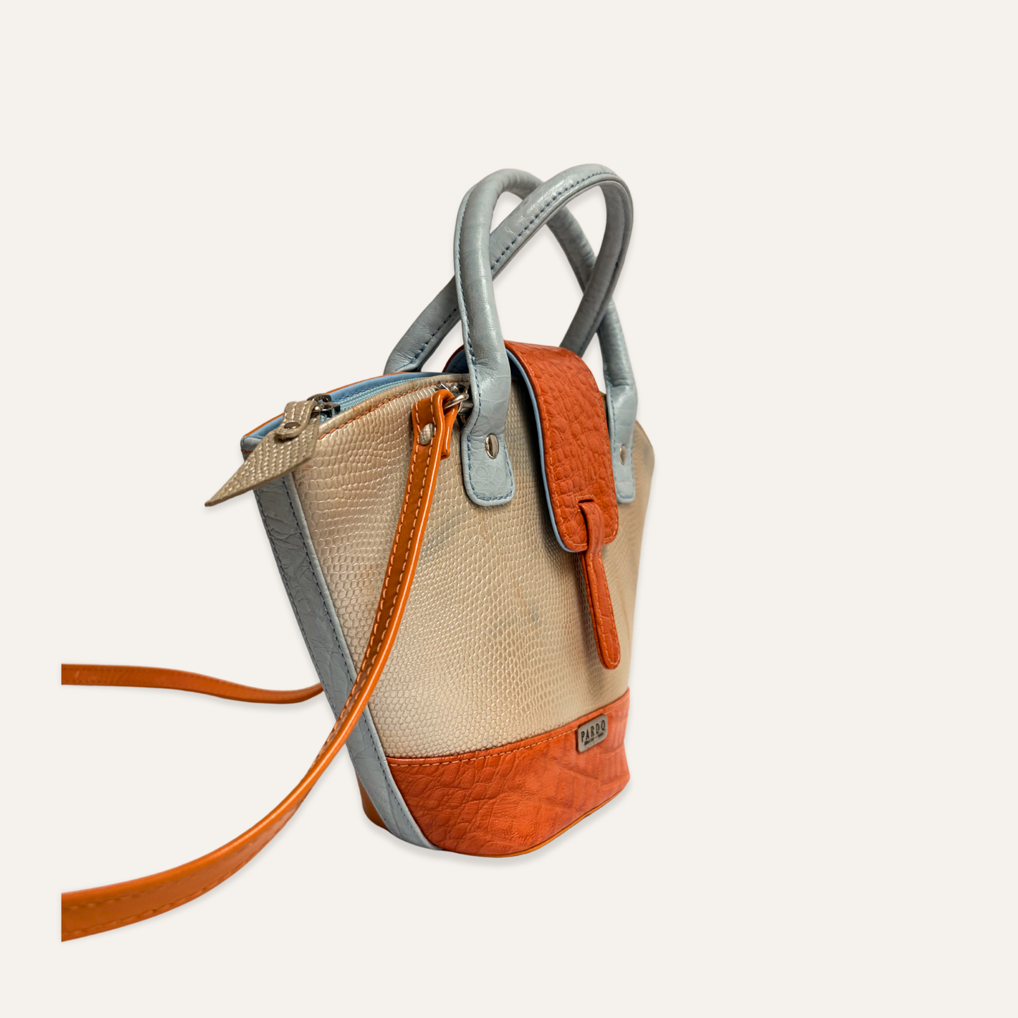 Cartera mariposa naranja marmolada